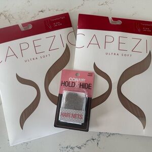 Capezio Transition Tights in Red Packaging